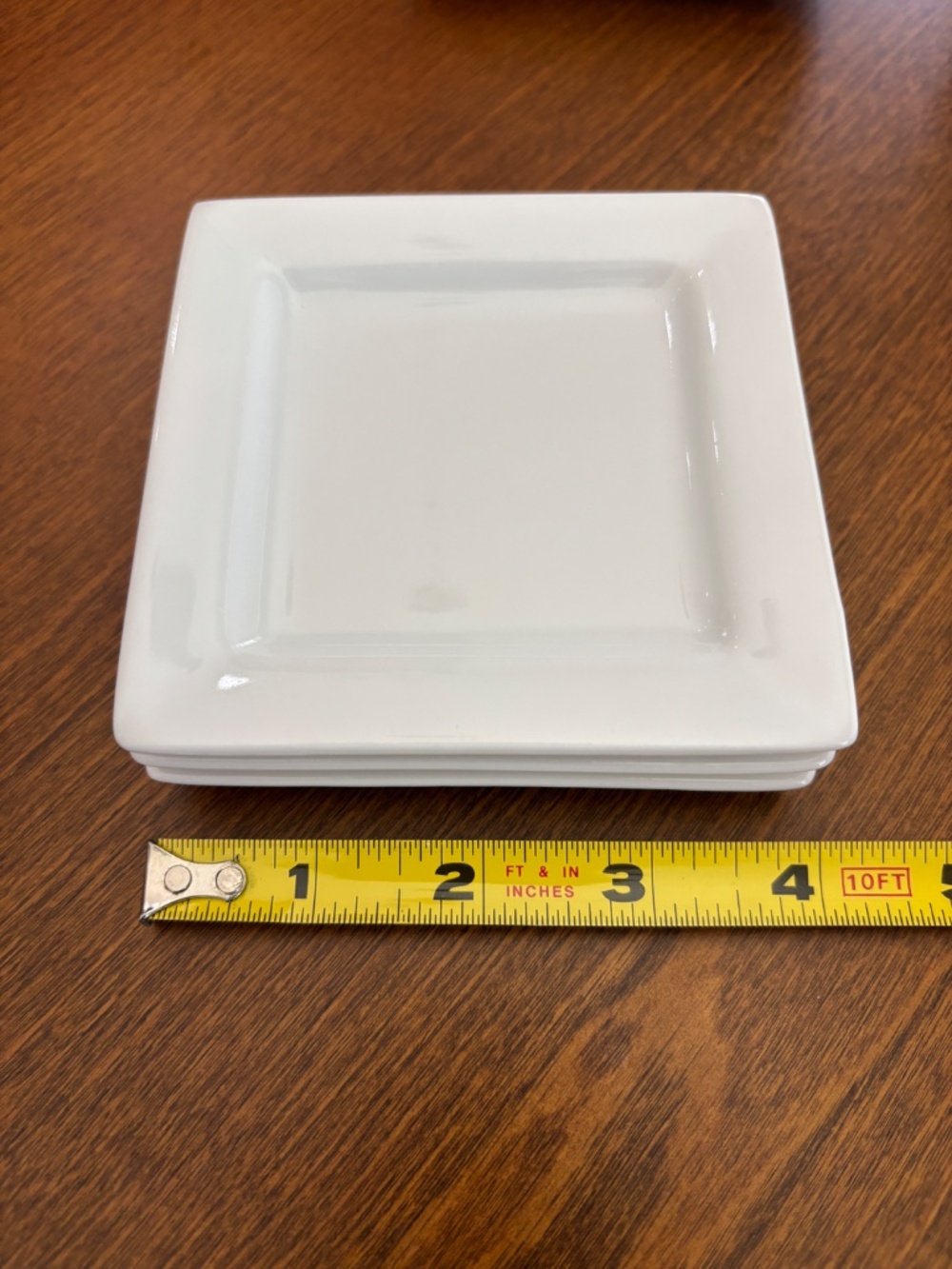Libby 4" Tasting Plates + Cocktail Forks - Set of 9 - Picture 5 of 7